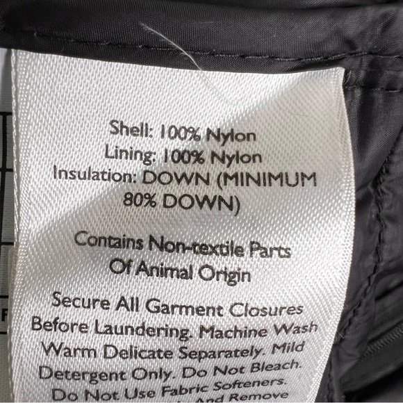 Eddie Bauer Women's Down Puffer Black Zip Up Jacket Size XL - Picture 11 of 13